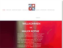 Tablet Screenshot of maler-rothe.ch